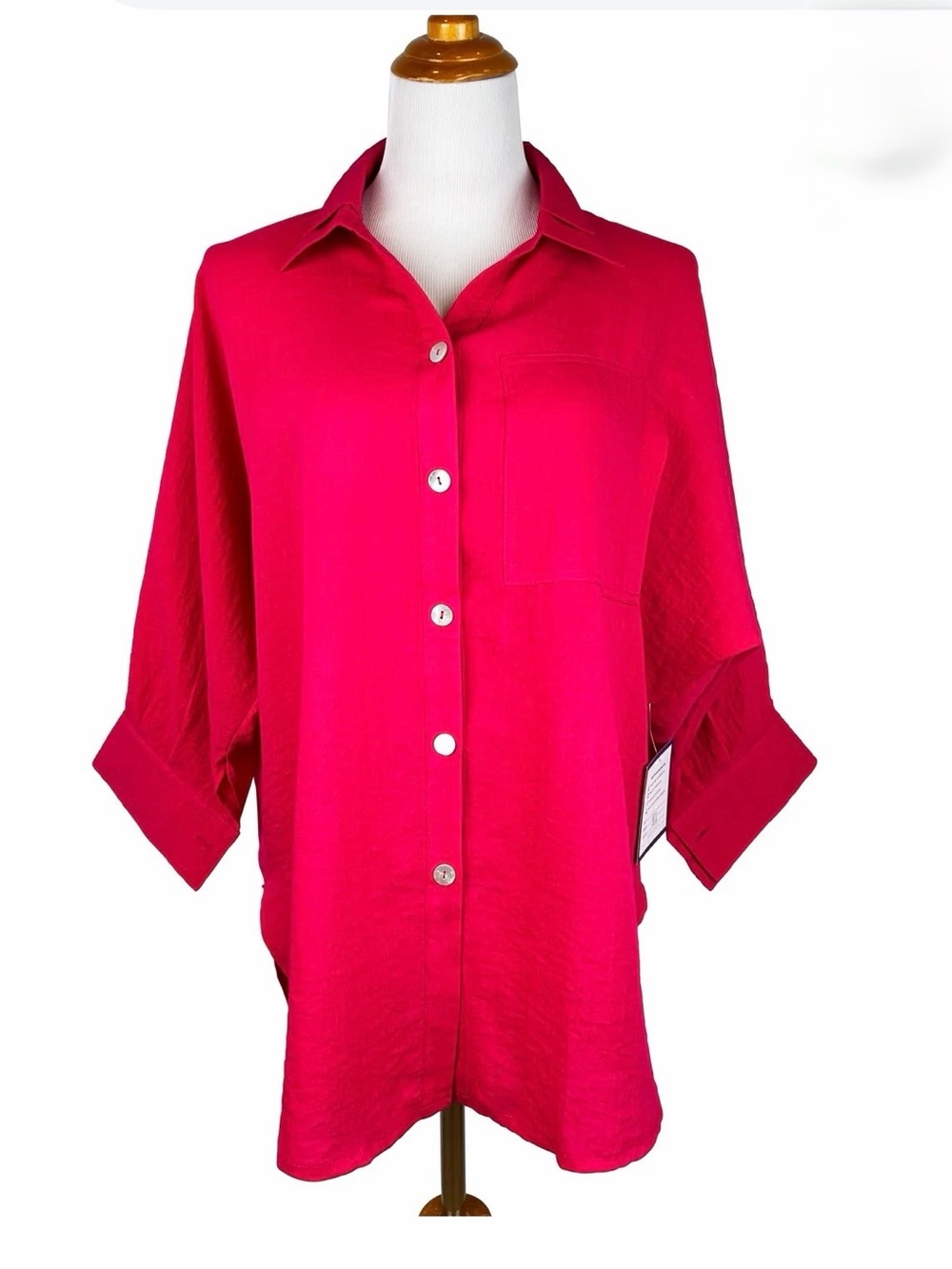 Fridaze 100% Linen Boyfriend Shirt